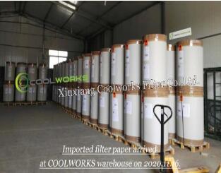 New Imported Filter Paper Materials Have Arrived at COOLWORKS FILTER Warehouse