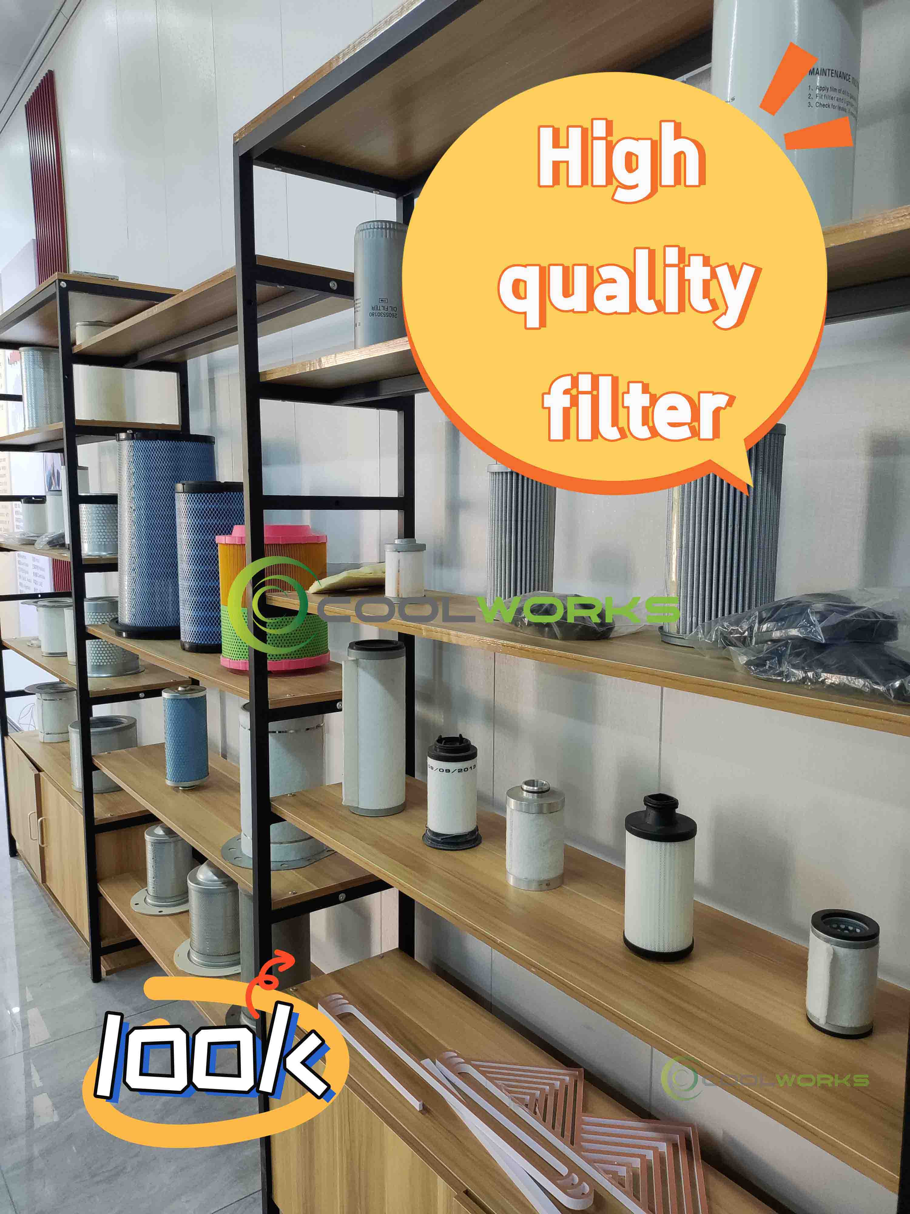Coolworks Filters is an experienced professional manufacturer of air compressor filters.