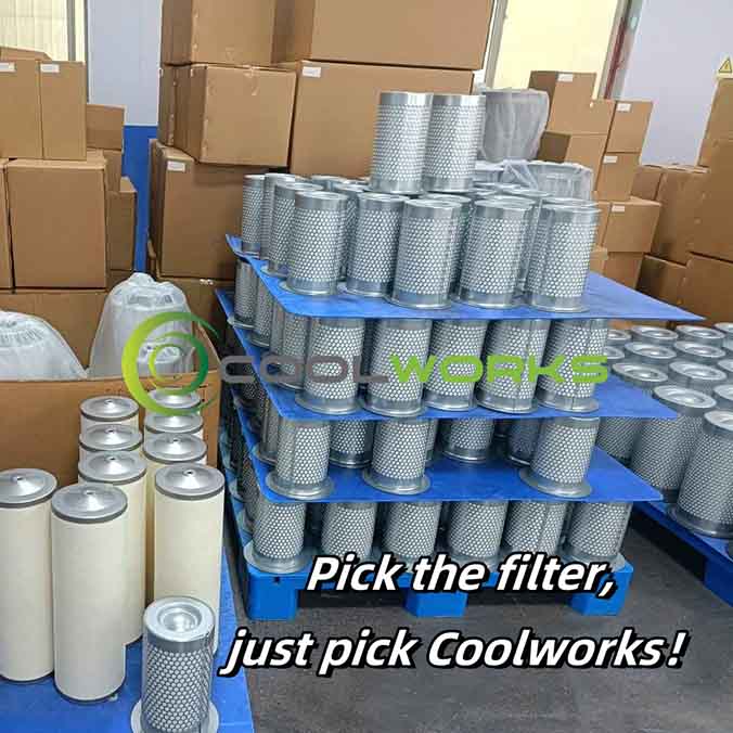 Choose Coolworks when buying air compressor filters!